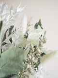 Bouquet vert de gris et blanc