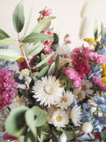 Bouquet pastel multicolore