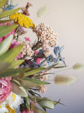 Bouquet pastel multicolore