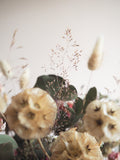 Bouquet rose et beige