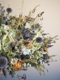 Bouquet vert et bleu