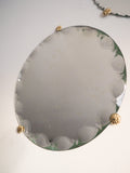 🔴Miroirs anciens en verre ciselé