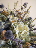 Bouquet vert et bleu