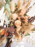 Bouquet saumon et beige