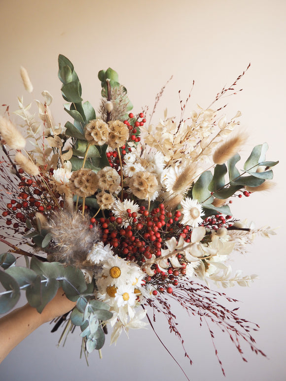 Bouquet rouge et blanc
